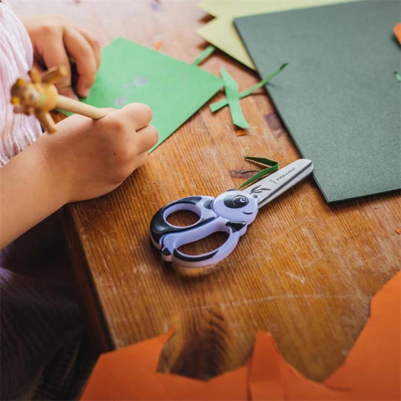 Fiskars Animals Kinderschere 13cm Motiv Panda 4+